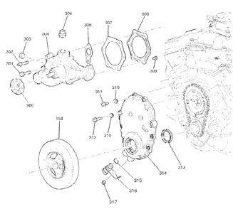 Engine Service Parts - Front Cover Diagram and Parts List for 076168-00  Briggs and Stratton Generator